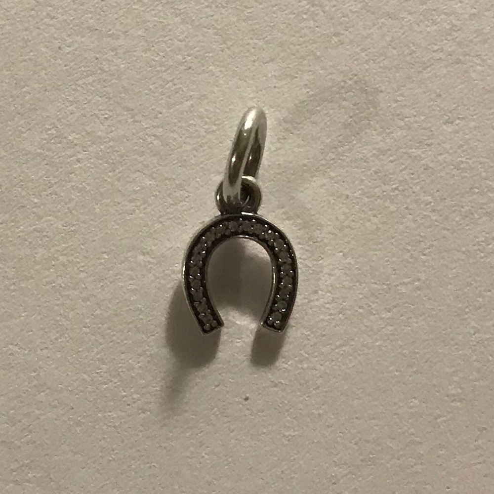 Pandora SYMBOL OF LUCK Horseshoe CZ Charm Dangle